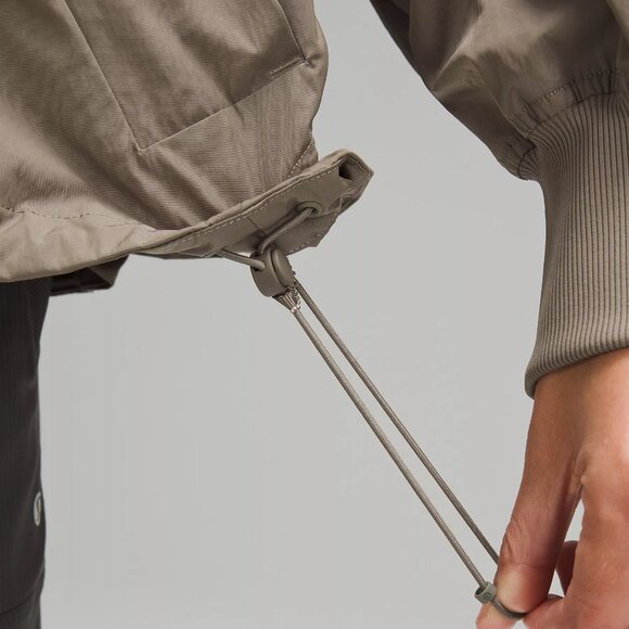 Lululemon Lightweight Hem-Cinch Bomber Jacket new . Nomad - Picture 6 of 16